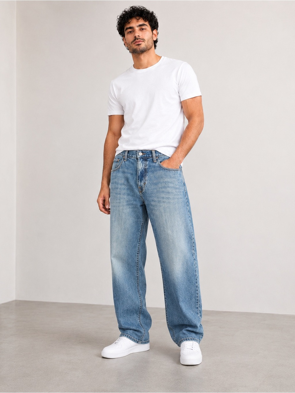 Old Navy Men's Loose Fit Jeans 32x32 Blue 100% Cotton Y2K Denim